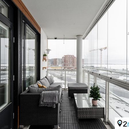 2Ndhomes Tampere "Naesijaervi" Luxury Apartment - Sauna, Balcony & Lake View 外观 照片